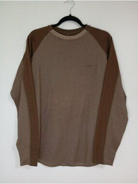 Patagonia Mens XL Brown Performance Baselayer Long-Sleeve Shirt